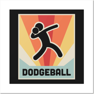 Vintage 70s DODGEBALL Poster Posters and Art